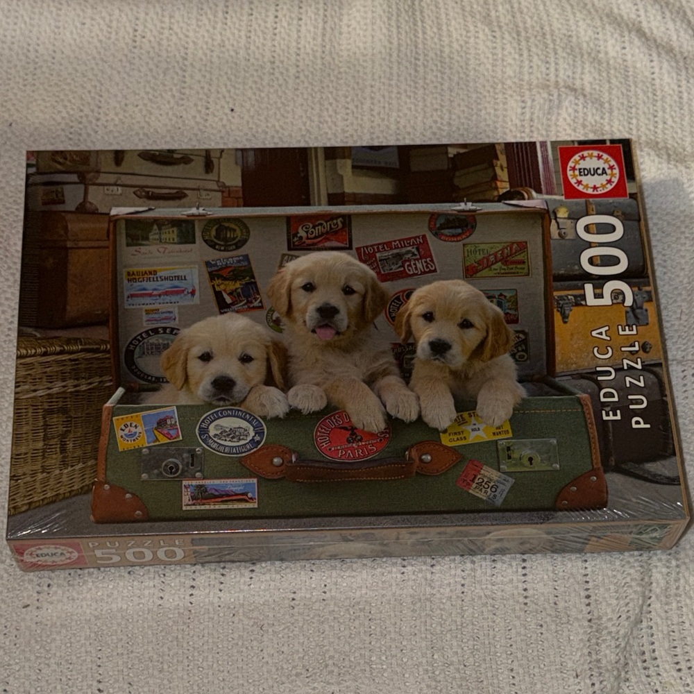 500-Piece Puppy Puzzle - Multicolor